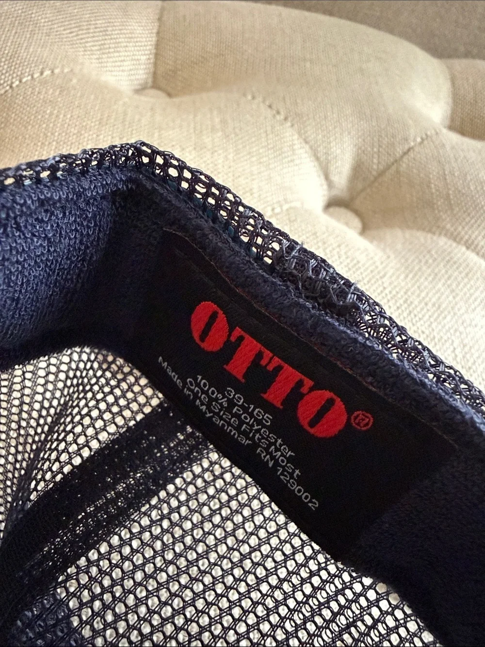 Mauna Kea Beach Club OTTO Navy Mesh Trucker Hat